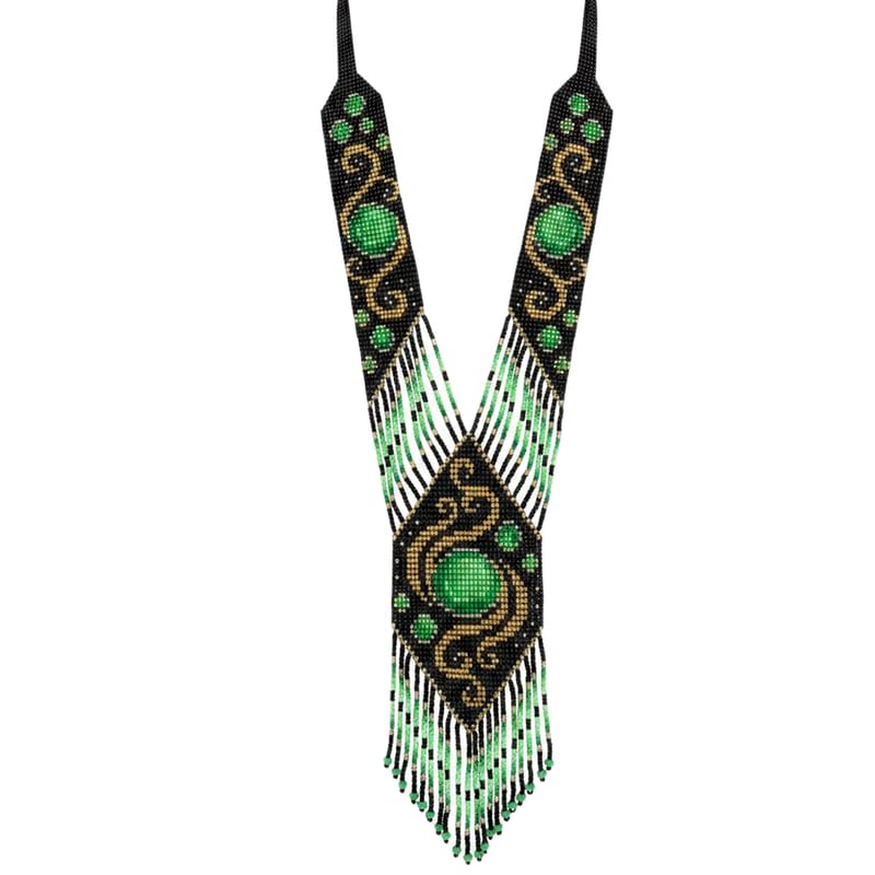 Collier ukrainien Gerdan en perles pour sublimer vos tenues d'été