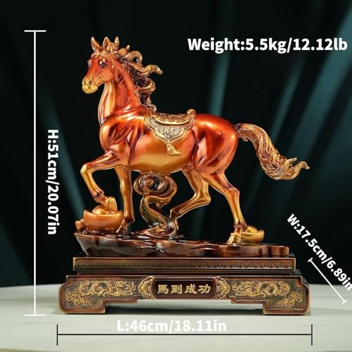 Statue de Cheval 2026 : Cadeau Idéal de Prospérité et Succès