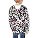 Coloranimal Color Soccer Splash Ink Print Hoodies for Boys Long Sleeve Sweatshirts Full Zip Jacket Coats with Pocket Fashion Comfort Hooded Pullover Sweaters
