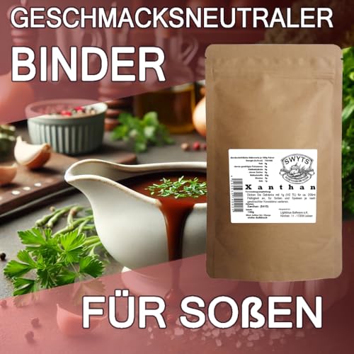 100g Xanthan - Zutaten und Zusatzstoffe von SWYTS - für einen besseren Erfolg in der Küche