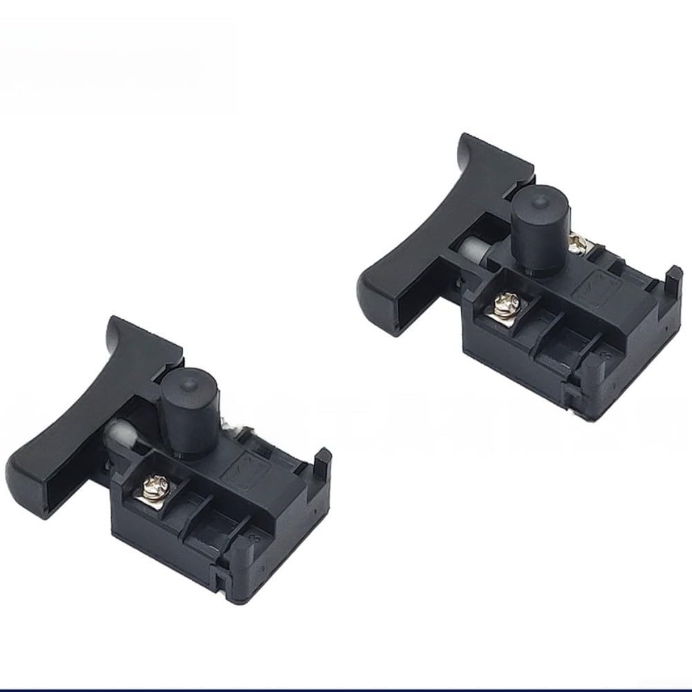 Bouton d'interrupteur d'alimentation de tronçonneuse sans balais pour scie électrique de 15,2 cm et 20,3 cm, pièce de rechange en métal et plastique avec commande latérale