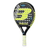 pala padel potencia 2018 Pala de peso intermedio Bullpadel Shake 2018 Pala de pádel de Tenis, Hombre, Negro/Amarillo, 0.36