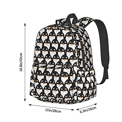 Sac à dos ordinateur 17" pingouins à compartiment matelassé renforcé - 4