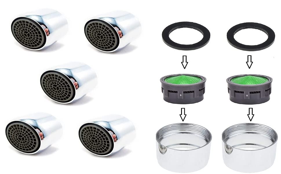 Swastik Steel Tap Aerator Female 22mm Female with Brass Cups,Energy Saving Reduce Bills.Pack of 5 Pcs (B085B2LFX3) Amazon Price History, Amazon Price Tracker