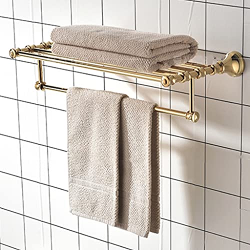 Porte-serviettes mural de salle de bain pour optimiser les petits espaces