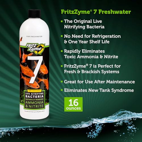 image for Fritz Aquatics FritzZyme 7 Live Nitrifying Bacteria Naturally Removes 