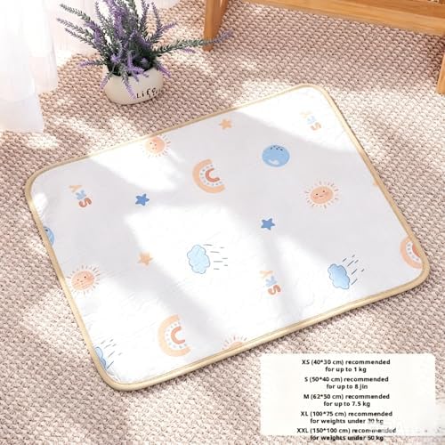 Tappetino rinfrescante per cani, non tossico, traspirante, estivo, cuscino portatile per cani e gatti, tappetini per uso quotidiano per interni ed esterni (L-70 x 55 cm)