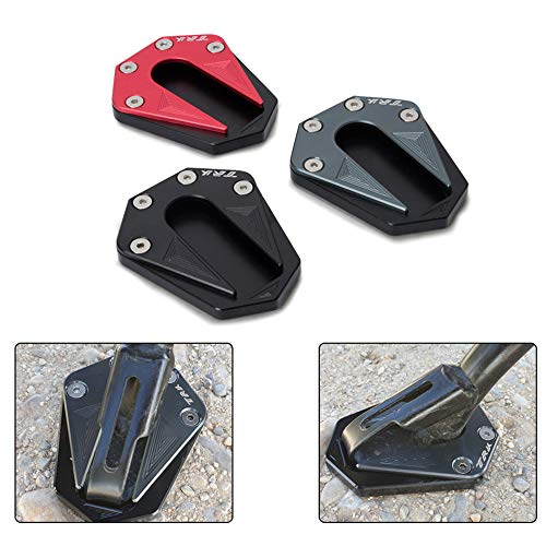 Yorten Placa de apoio para apoio de pé Acessórios para motocicleta Extensão ampliador de suporte lat