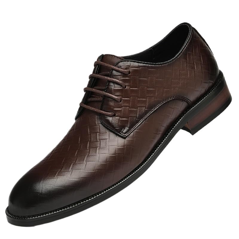 Classic Designer Monk, Lace-up Dress Shoes for Men, Business Genuine Cow Leather Oxford Men's Shoes, Walking Dress Shoes Men