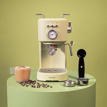 Cecotec Cafetera Espresso Compacta Power Espresso 20 Retro Green 1,25 Litros3