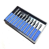 eBoTrade 10 Pieces Tungsten Carbide Rotary Burr SET 1/8
