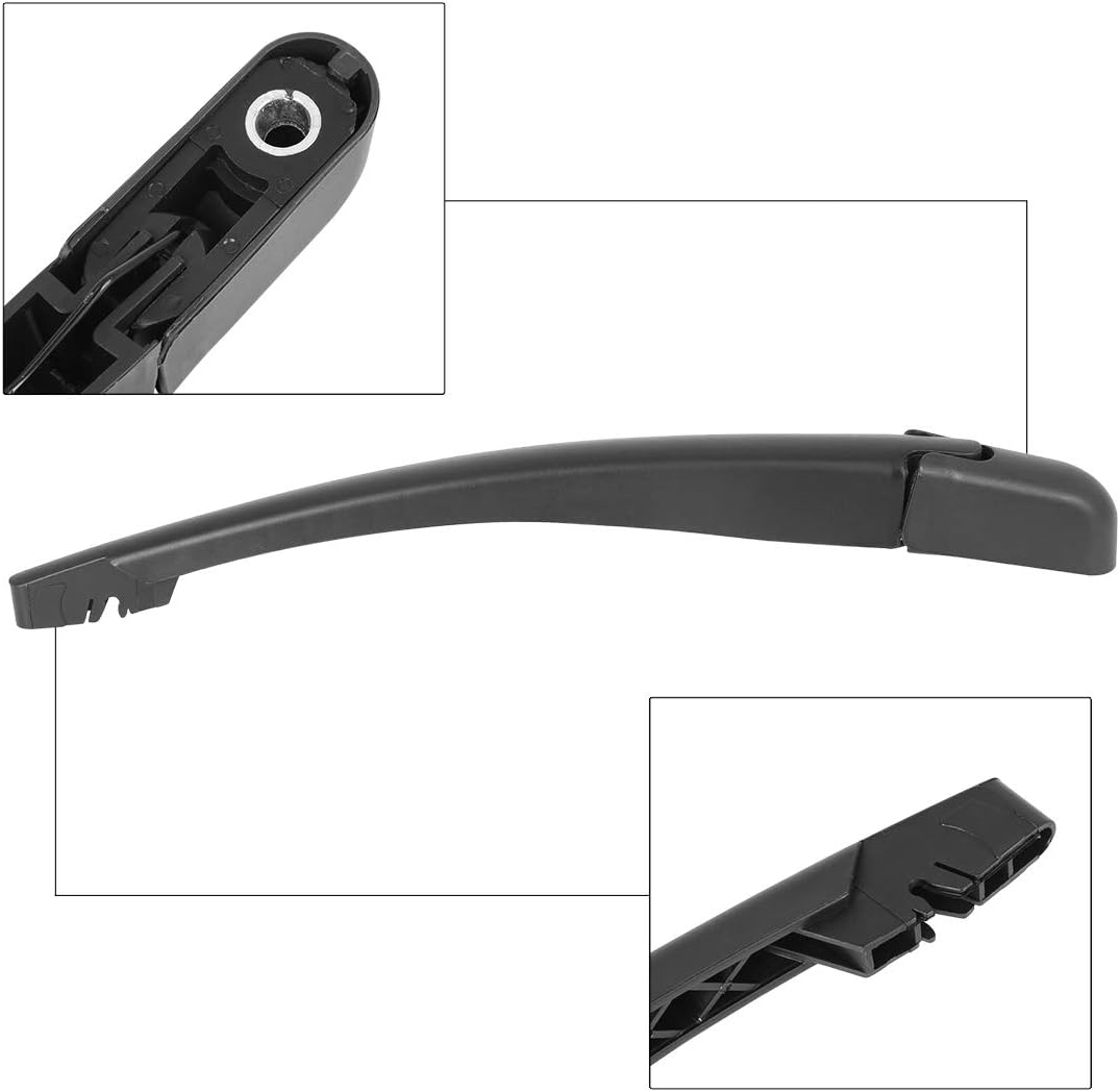 X AUTOHAUX Rear Windshield Wiper Blade Arm Set for Peugeot 307 SW 2010-2020 - 360mm 14inch