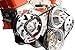ICT Billet SBC Alternator/Power Steering Pump Accessory Drive Bracket Kit for Double Hump Heads 305 327 350 383 5.0L 5.7L V8 Designed & Manufactured in the USA 551576