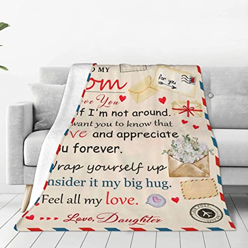 Fall Throw Blankets Gifts For Mom Birthday Gifts For Mom From Daughter Son To My Mom Mother Christmas Thanksgiving Mothers Day Mom Gifts Fleece Blanket In Home Bed Sofa Chairs #TOP1