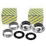 (Lot de 2) Kit Réparation Roulement de Bras Train Essieu Arrière Gauche ET Arrière Droit SNR compatible avec 206 tous modèles - 5131.95 5131.A6 5132.65