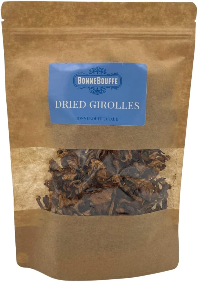 Dried Girolle / Golden Chanterelle (Bielorusia) Mushrooms 100g Bag.