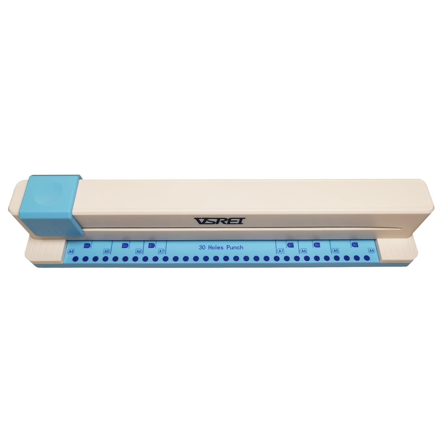 30 Hole Puncher, Circle Loose Leaf Manual Punching Machine for Office A4/a5/a6/a7/b5/b6/b7 Paper Notebook Scrapbook
