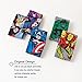 SIDIMELO 5 Pairs Mens Funny Socks- Marvel Superhero Character Patterned Dress Socks for Adults And Teens,Size 9-12