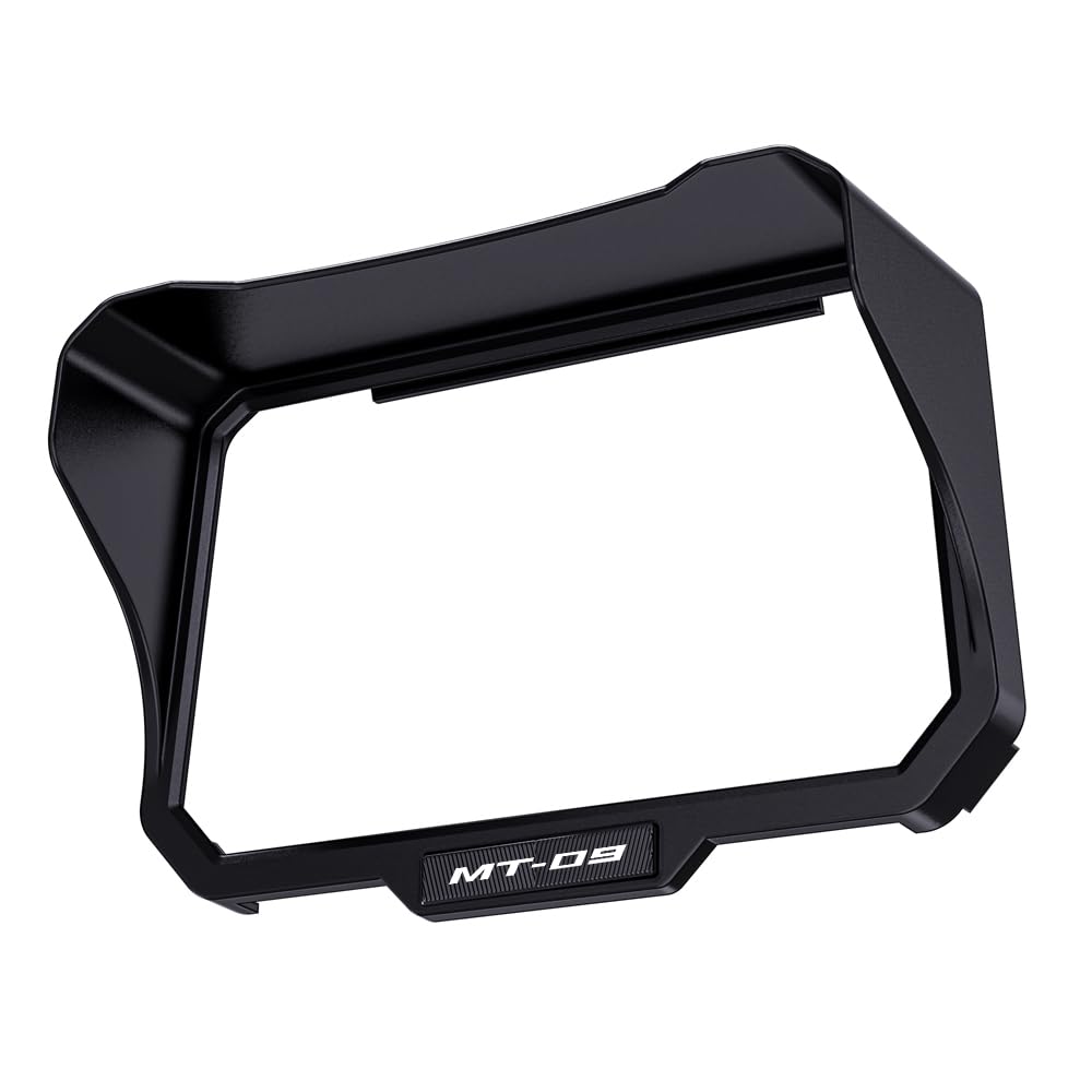 Convient pour MT09 MT-09 MT 09 2024 2025 2026 Pare-soleil de moto TFT Protection d'écran Crème solaire Instrument Film de protection d'écran (noir)