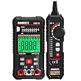 KAIWEETS 3-in-1 Multimeter & Kabelsuchgerät-Set, Digitales Multimeter mit automatischer Bereichswahl, True RMS 4000 Counts, RJ45/RJ11-Kabelsuchgerät & NCV für Elektriker, Heimwerker & Autoreparatur