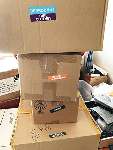 Storage Labels For Moving Supplies Color Coding Home Storage Stickers For Box Storage And Organizing Packing List Tape Labels For Storage Organizer Box #TOP5