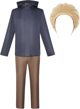 Kinji Hakari JJK Cosplay Costume Wig Kinji Hakari Cosplay Outfit JJK Merch Halloween Costumes