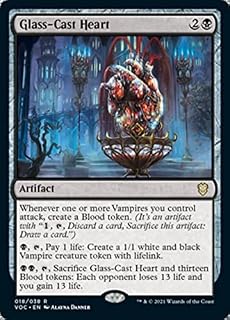 Magic: the Gathering - Glass-Cast Heart (018) - Crimson Vow Commander