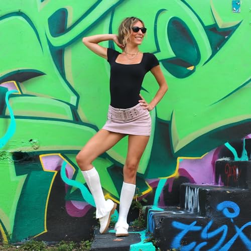 Image of Millennials In Motion Flared Socks Y2K Goth Kawaii Leg Warmers