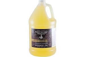 Soothing Touch, European Lavender Massage Oil (128 oz): A Calming Elixir for Relaxation and Rejuvenation