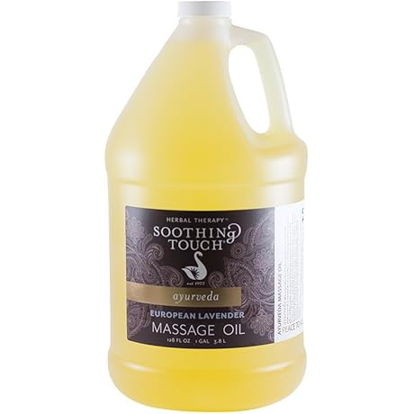 Soothing Touch, European Lavender Massage Oil (128 oz): A Calming Elixir for Relaxation and Rejuvenation