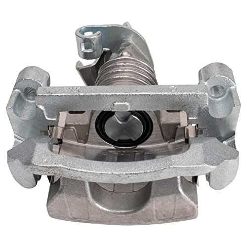 Image of TRQ Rear Brake Caliper Set Zinc Coated Hardware Brackets Compatible with 2004 Pontiac Grand Prix