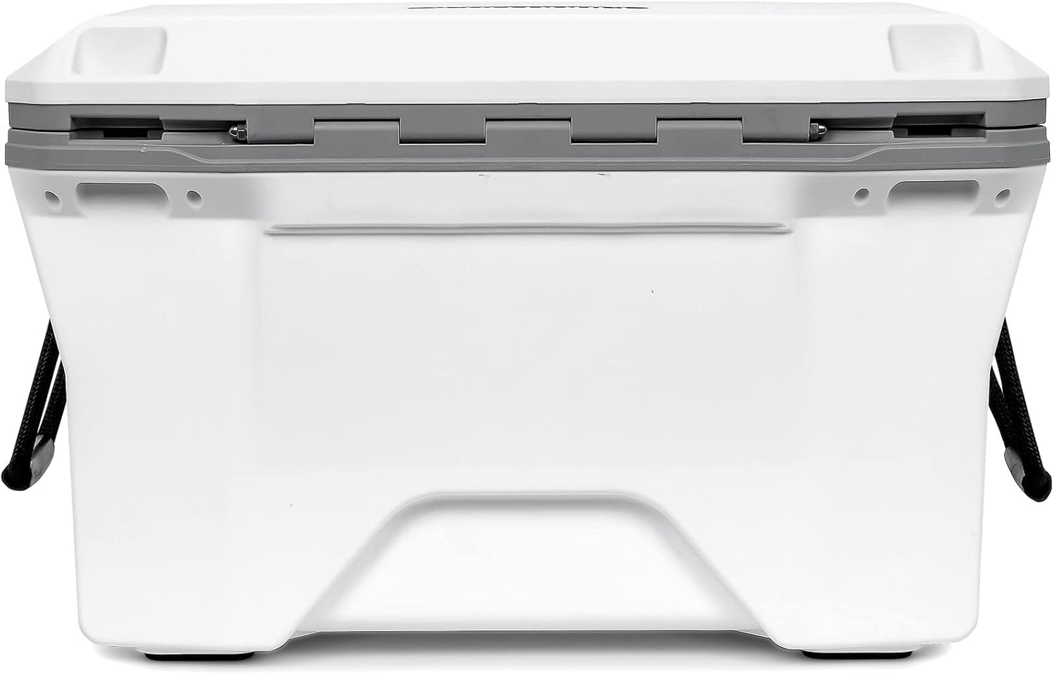 Camco Currituck White and Gray 30 Quart Cooler - Rugged Exterior Made for Camping, Hunting, Fishing and Tailgating - Comes with Cooler Basket (51710), White Exterior - Gray Interior