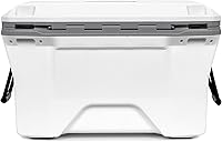 Vista 1 de Camco - Hielera Currituck blanca y gris de 50 cuartos, 28 litros