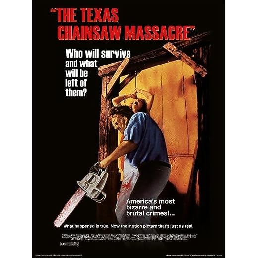 The Texas Chainsaw Massacre - BRUTAL Druck, mehrfarbig, 40 cm x 30 cm