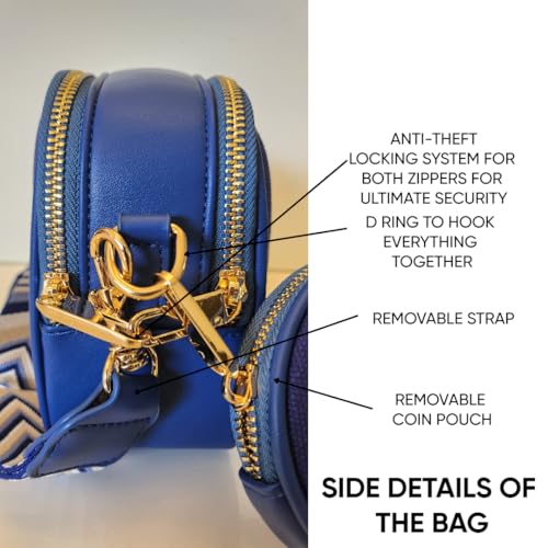 Anti Theft Crossbody Bags for Women/Travel Purse/Coin pouch Long straps Canvas & Vegan Leather handbags with Gift packaging4