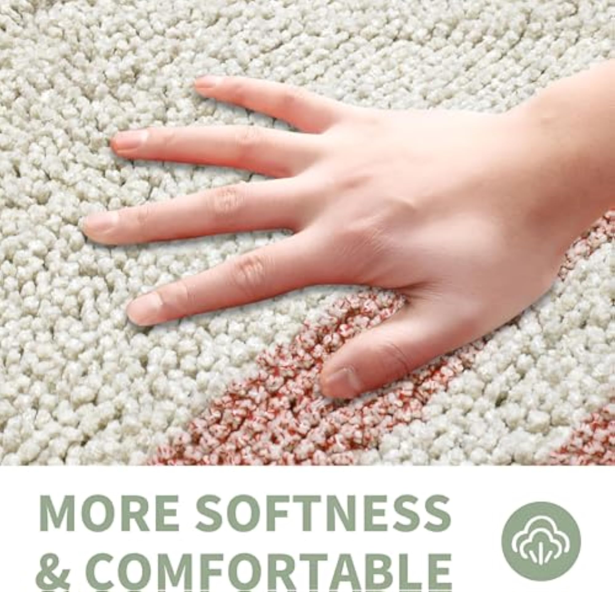 Super Absorbent Cotton Chenille Noodle Anti Slip Bath Mat