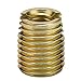 20Pcs 302 Self-Tapping Inserts,Carbon Steel Self-Tapping Screw Thread Inserts,Wood Insert nut Furniture Wood Inserts Threaded Inserts(Inner M2*0.4 Outer M4.5 * 0.5: 6mm / 0.2in)