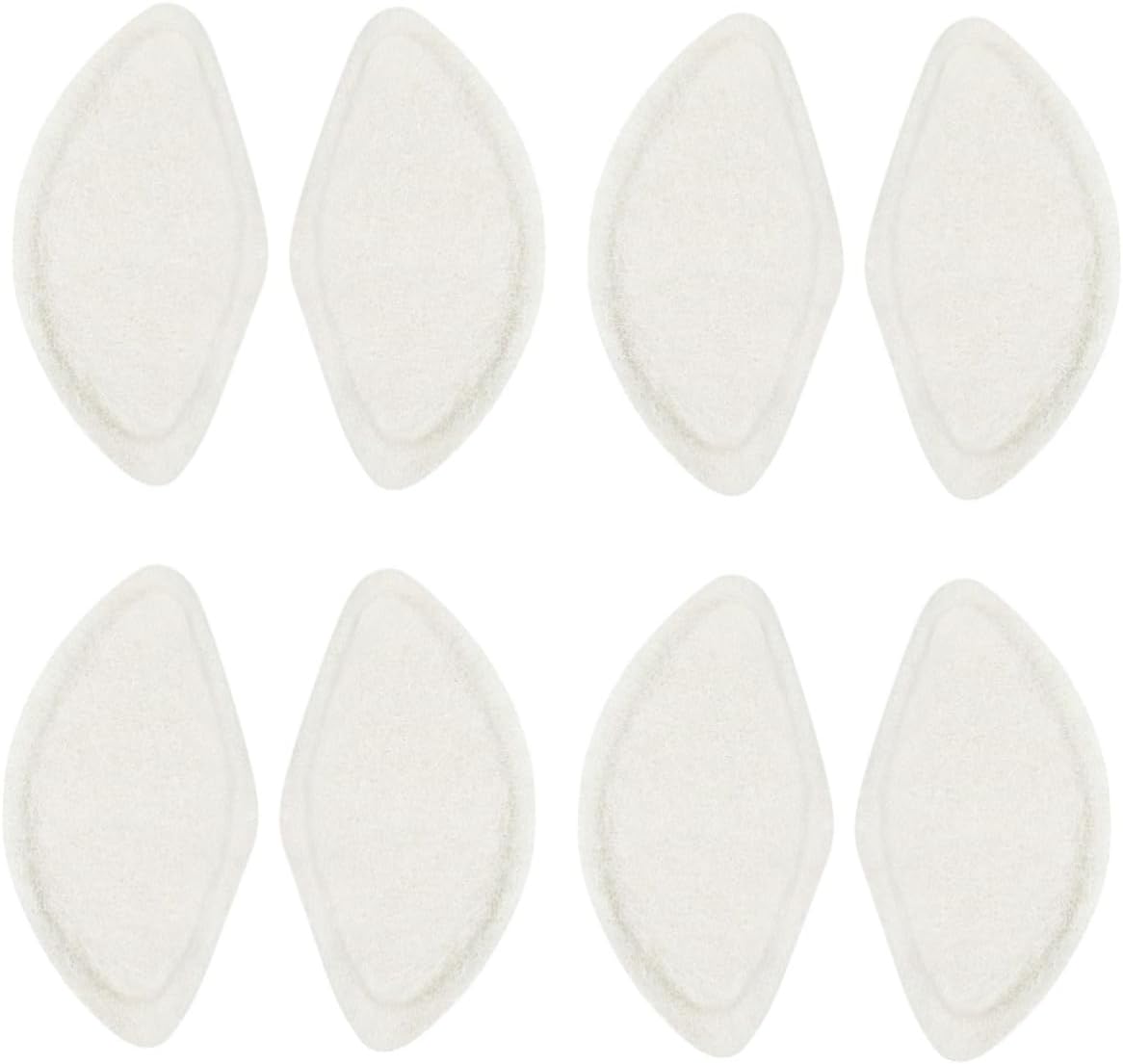 8pcs Felt Foot Arch Supporters for Comfortable Insoles for Running Jogging and Office Wear Stabilizes Plantar and Arch