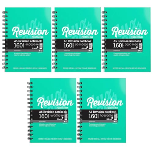 Silvine Luxpad Revision Notebooks A4 - Pack Of 5