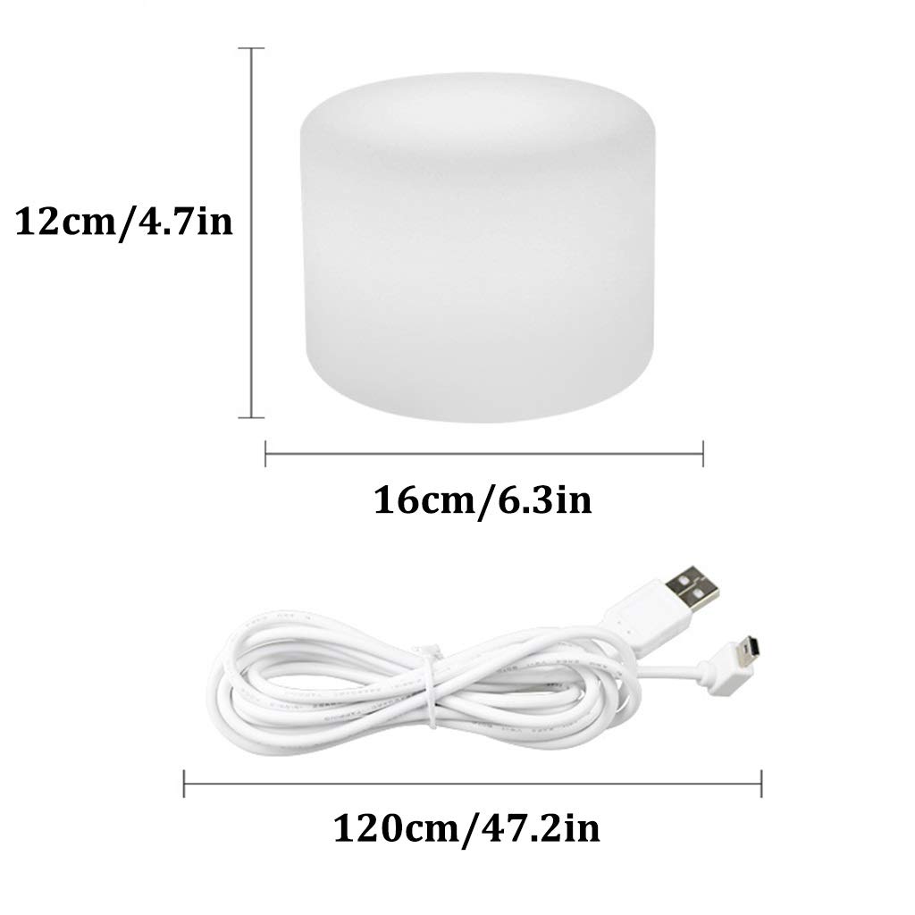 Lampada da Comodino USB, Music Sync RGB Cambia Colore Della Luce, Funziona con Alexa e Google Home, Controllo Vocale APP, per la Casa Delle Feste, la Camera da Letto