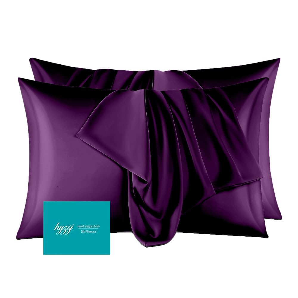 hyzsj Mulberry Silk Pillow Cases Set