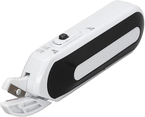 Miniatura 8 de Tijeras eléctricas inalámbricas para manualidades, mini tijeras eléctricas portátiles, 2 fuentes de alimentación, tijeras eléctricas de mano,