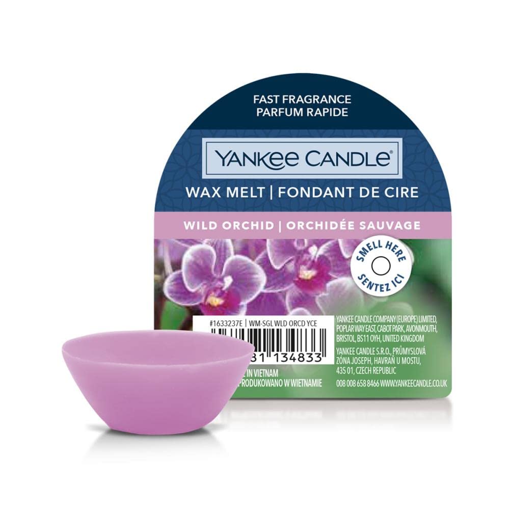 Wild Orchid Wax Melt Wax Melt Yankee Candle, Purple, 5.6cm x 1.5cm | Floral