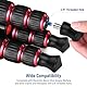 NEEWER Gummifüße Stativspike, 3 PCS rutschfeste Stativfüße für unebenen Boden, 3/8“ Ersatzspike Kompatibel mit Andoer Gitzo Benro Induro Kingjoy Weifeng Stativ Einbeinstativ, HW-21