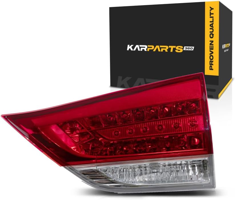 KarParts360 Tail Light Assembly For Toyota Sienna 2011 12 13 2014 Passenger Side Inner Replacement For TO2803110 | 81580-08010
