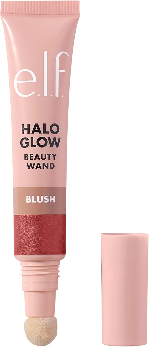 duende. Varita de belleza con rubor Halo Glow, rosado You Slay | Varita de rubor líquido para mejillas radiantes y sonrojadas, con infusión de escualano, vegano y libre de crueldad animal