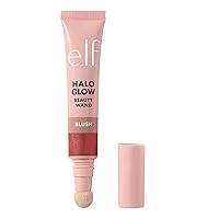 Vista 8 de e.l.f. Halo Glow Blush Beauty Wand, Varita de Belleza de Rubor Líquido Para Mejillas Radiantes y Sonrojadas, Infundida Con Escualano, Vegana y Libre