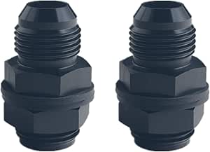 AC PERFORMANCE -8 AN Silver Aluminum Olive Insert - 5 Pack For AN8 PTFE Teflon Fuel Line Hose Ends