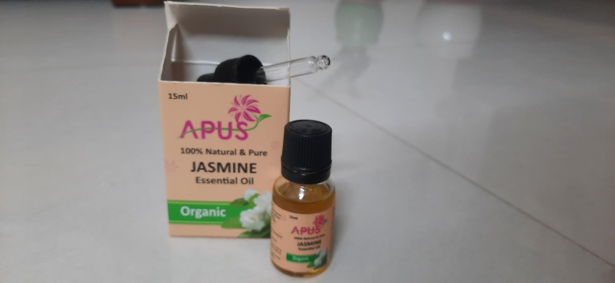 APUS Jasmine Essential Oil 15ml — 100% Pure Jasminum Grandiflorum ...
