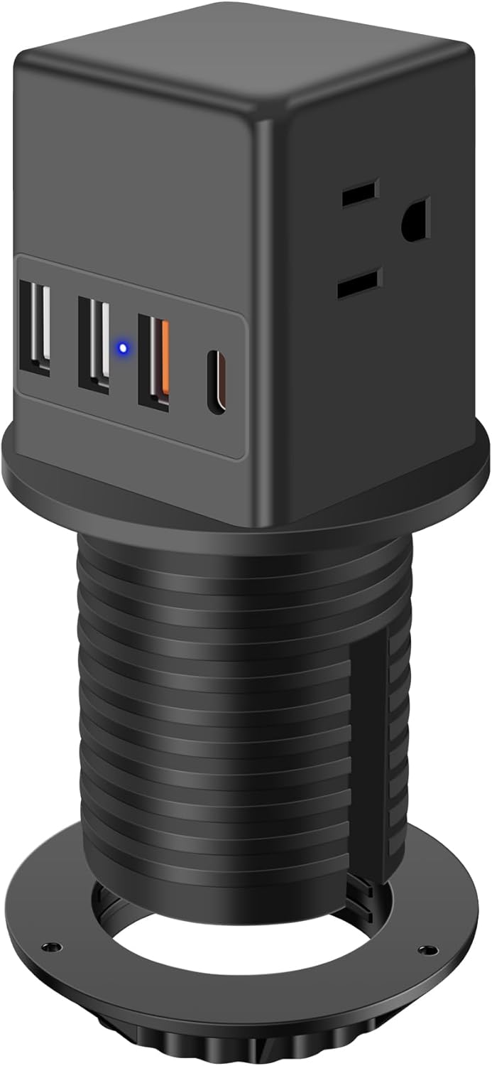 2 inch Desktop Power Grommet USB C 20W Fast Charging